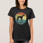 Greyhound Dog Retro Style T-Shirt