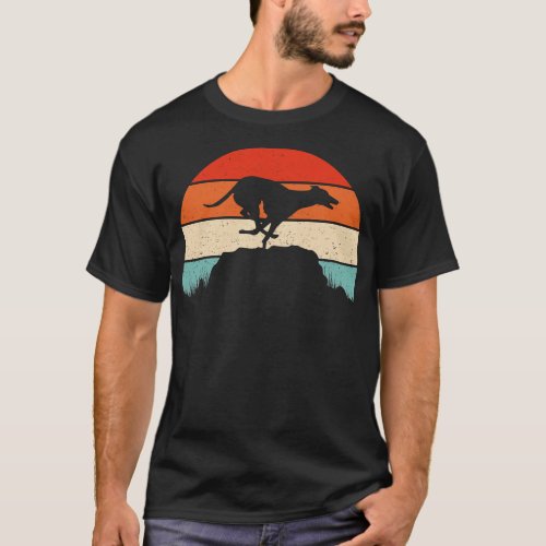 Greyhound Dog Sunset T_Shirt