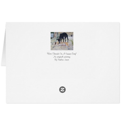 greyhound dogs scenic landscape for brother (Back Horizontal)