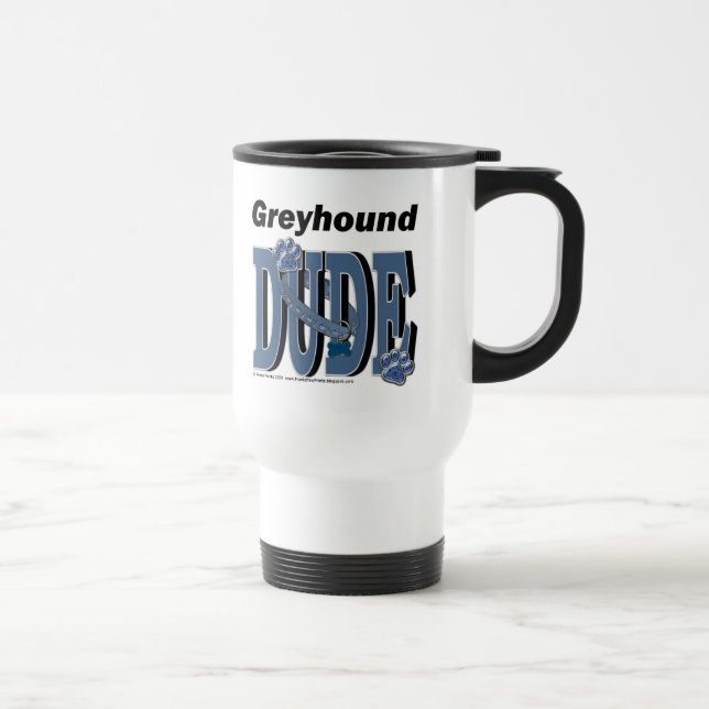 Greyhound DUDE Travel Mug (Right)