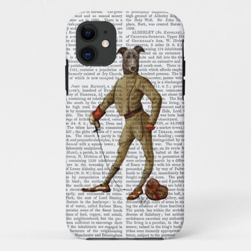 Greyhound Fencer Dark Full 2 iPhone 11 Case
