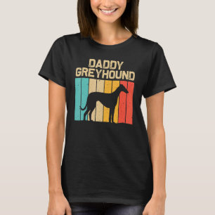 Greyhound For Men Dad Italian Greyhound Rescue Dog T-Shirt