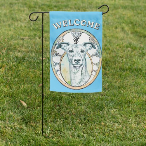Greyhound Garden Flag