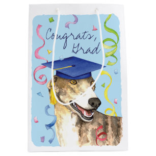 Greyhound Graduate Medium Gift Bag