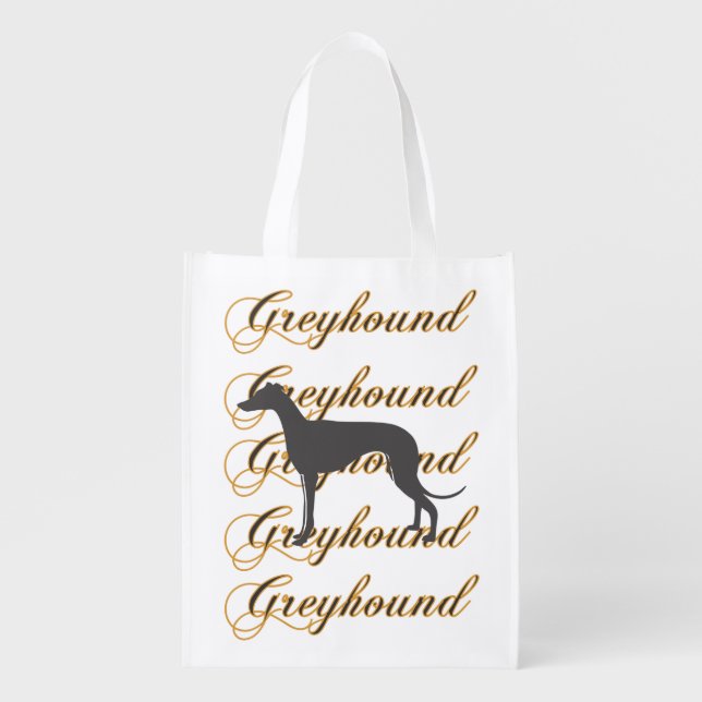Greyhound Grocery Bag (Front)