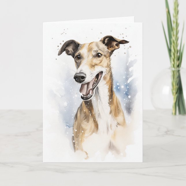 Greyhound Holiday Card (Front)