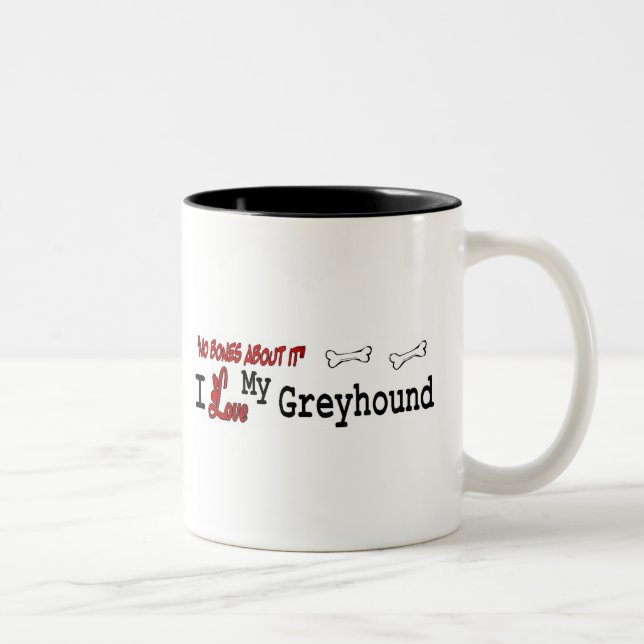 Greyhound (I Love) Mug (Right)