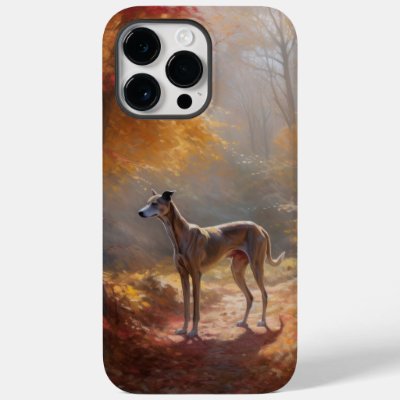 Greyhound in Autumn Leaves Fall Inspire Case-Mate iPhone 14 Pro Max Case