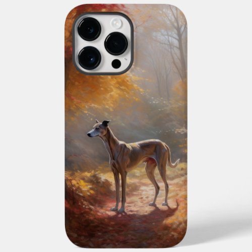 Greyhound in Autumn Leaves Fall Inspire Case_Mate iPhone 14 Pro Max Case