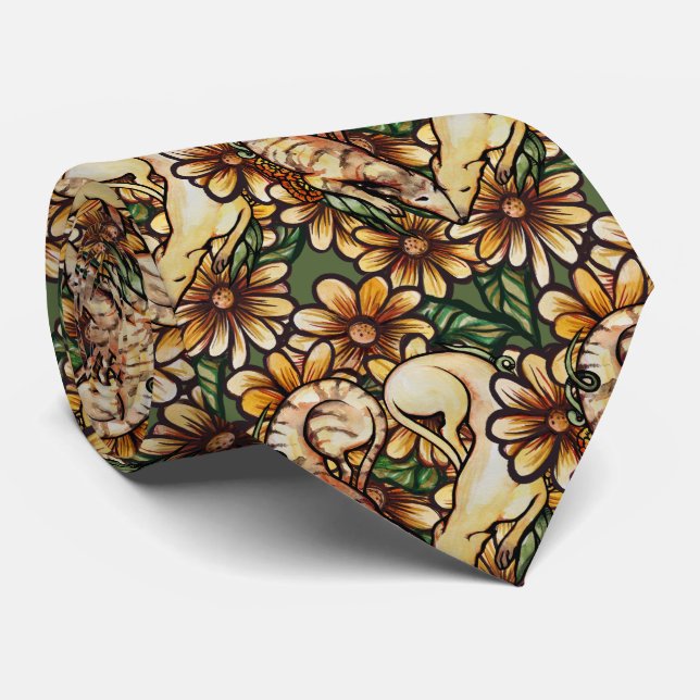 Greyhound Love                                     Neck Tie (Rolled)