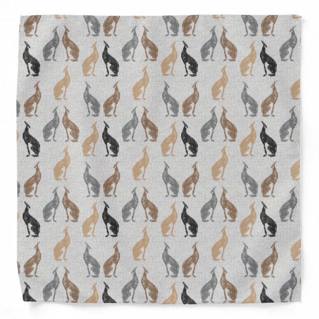 Greyhound Lover Bandana (Front)