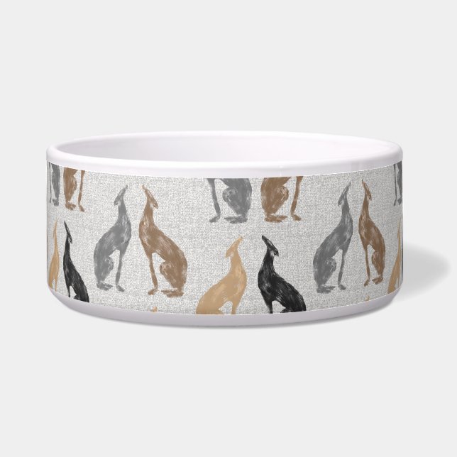 Greyhound Lover Gift Bowl (Front)