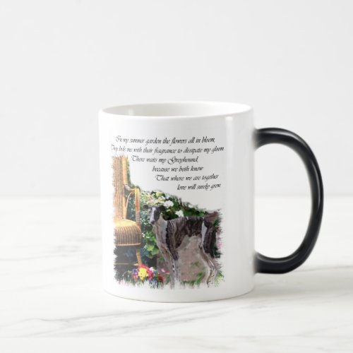 Greyhound Lovers Art Gifts Magic Mug