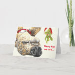 Greyhound Lovers Christmas Card at Zazzle