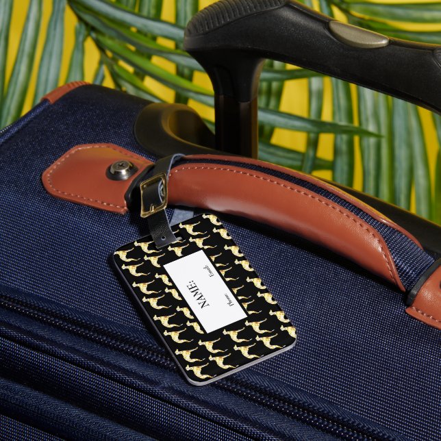 Greyhound Luggage Tag Zazzle