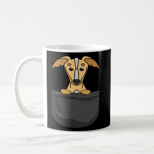 Greyhound Mama Dad Dog in Bag  Coffee Mug