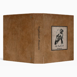 Greyhound Memories Custom Personalized Binder