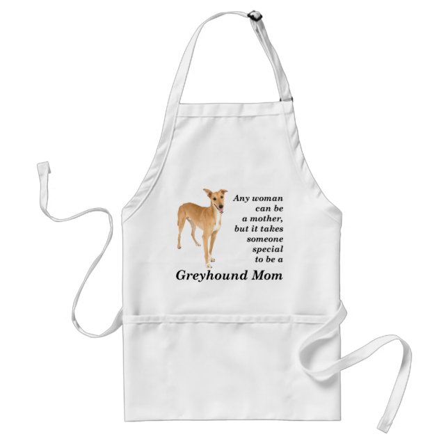 Greyhound Mom Apron (Front)