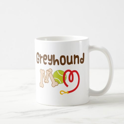 Greyhound Mom Dog Breed Gift Coffee Mug