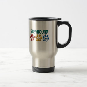 GREYHOUND Mom Paw Print 1 Travel Mug