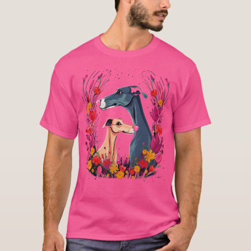Greyhound Mothers Day T_Shirt