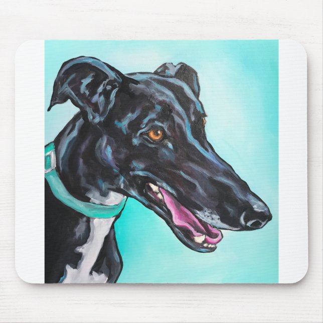 Greyhound Mouse Pad (Front)