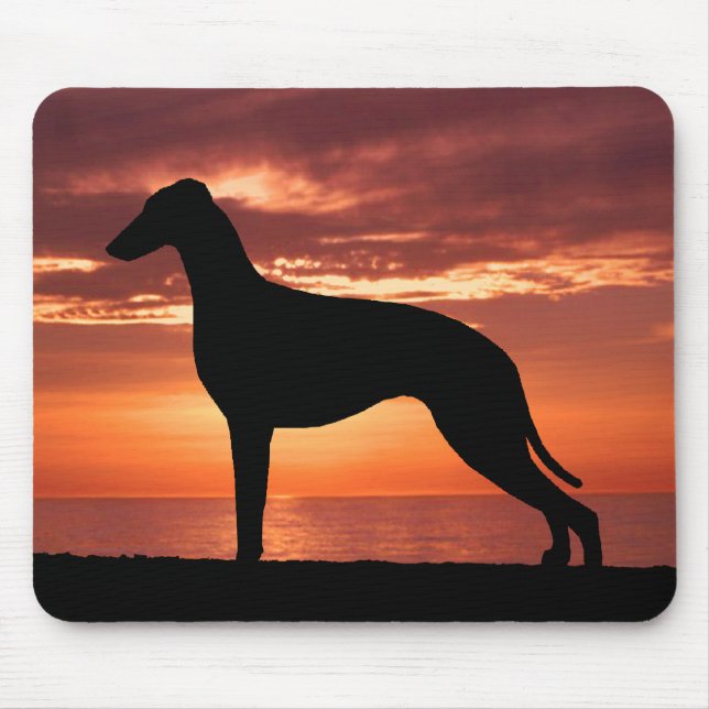 Greyhound Mouse Pad (Front)