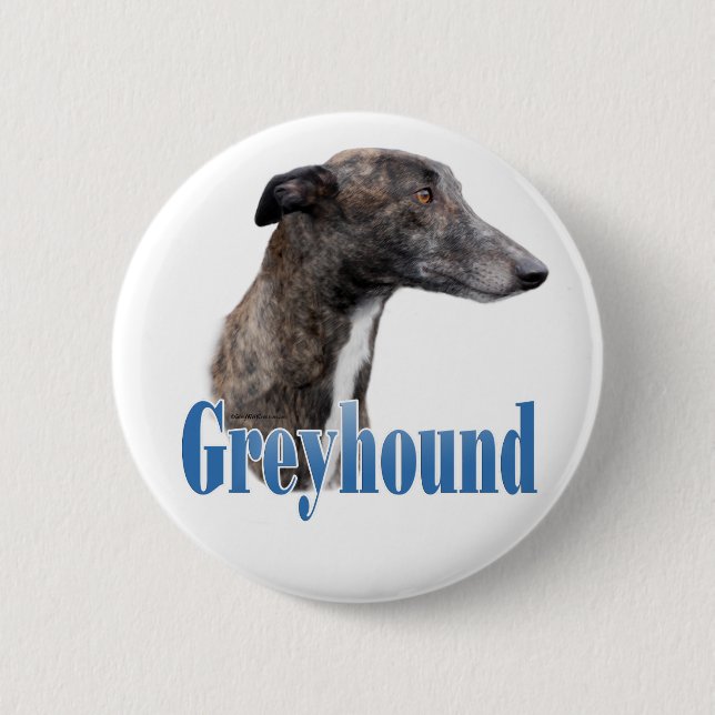 Greyhound Name Button (Front)