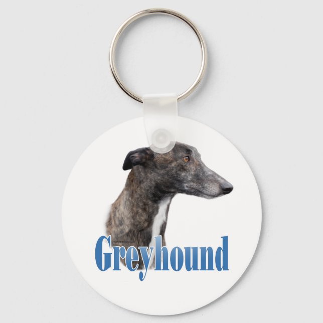 Greyhound Name Keychain (Front)