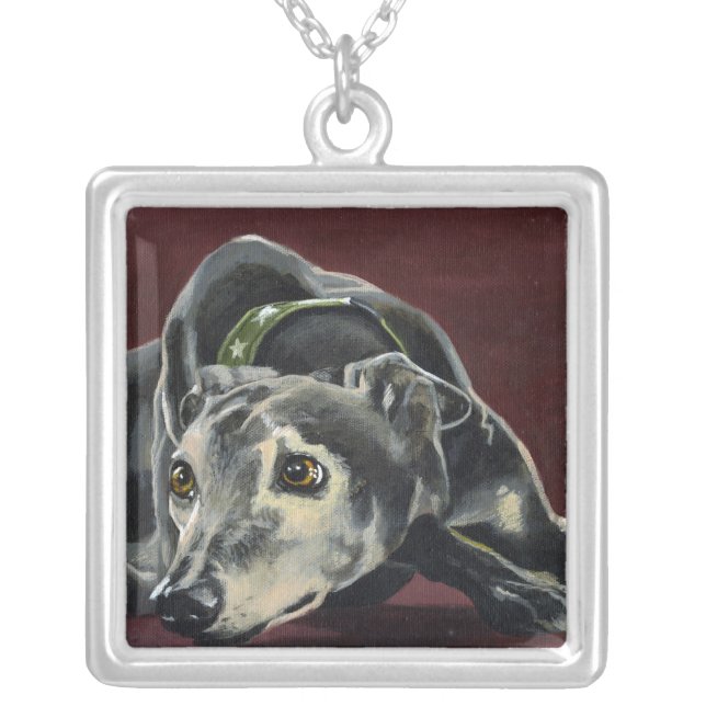 Greyhound Necklace (Front)