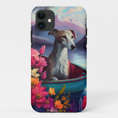 Greyhound on a Paddle: A Scenic Adventure iPhone 11 Case