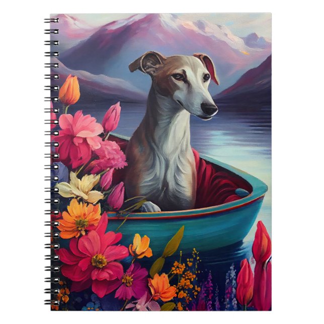 Greyhound on a Paddle: A Scenic Adventure Notebook (Front)
