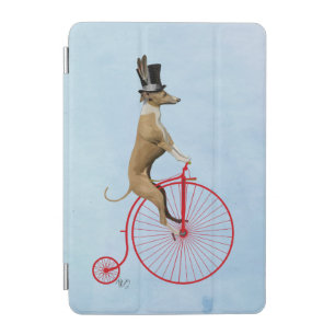 Greyhound on Red Penny Farthing iPad Mini Cover