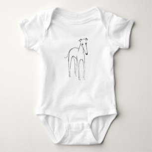 GREYHOUND ONE PIECE BABY BODYSUIT