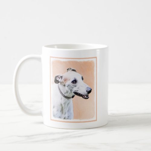 Greyhound Painting _ Cute Original Dog Art Coffee Mug