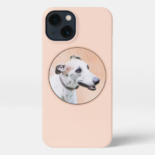 Greyhound Painting - Cute Original Dog Art iPhone 13 Case