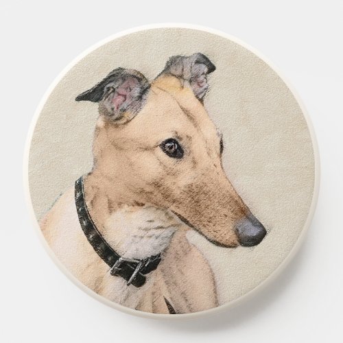 Greyhound Painting _ Cute Original Dog Art PopSocket