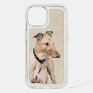 Greyhound Painting - Cute Original Dog Art iPhone 15 Case