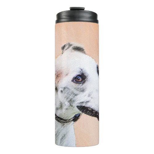 Greyhound Painting _ Cute Original Dog Art Thermal Tumbler