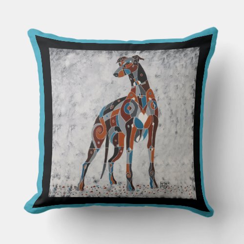 Greyhound Pillow _ Gifts for Greyhound Lovers