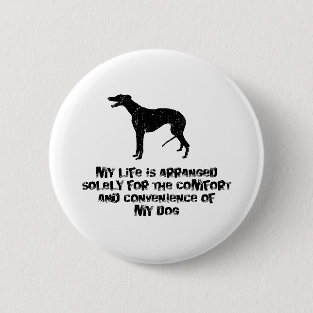 Greyhound Pinback Button (Front)