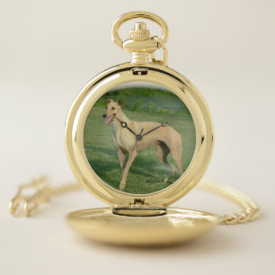 Greyhound Pocket Watch by Hevener
