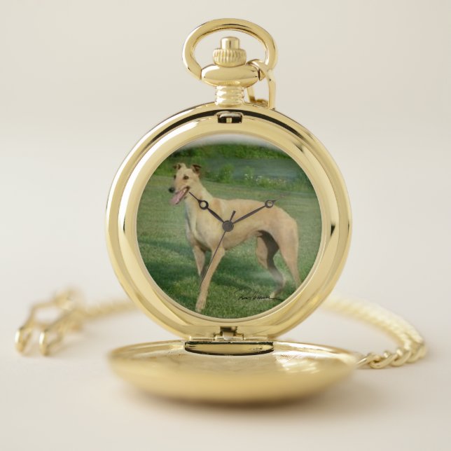 Greyhound Pocket Watch by Hevener (Inside)