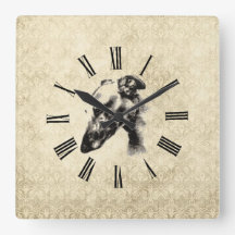 Greyhound Portrait on Elegant Ivory Damask