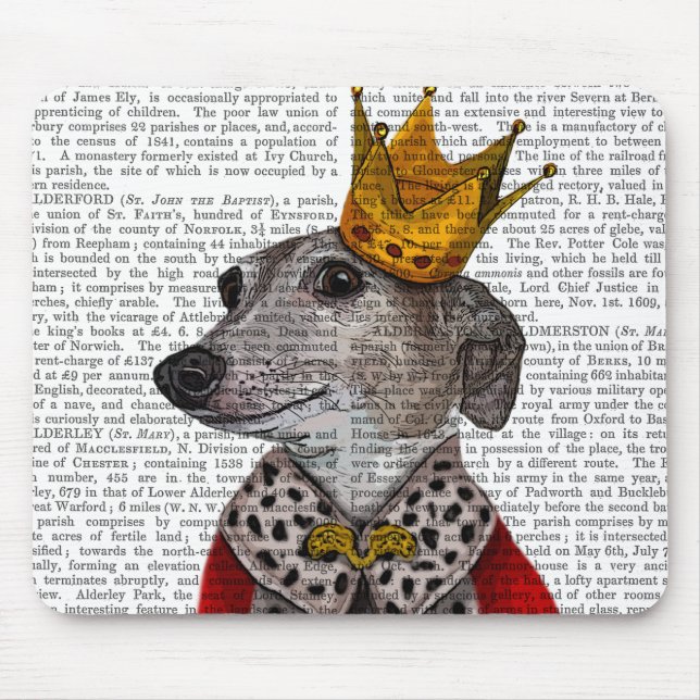 Greyhound Queen Mouse Pad (Front)