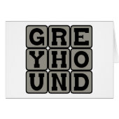 Greyhound, Racing Dog (Front Horizontal)