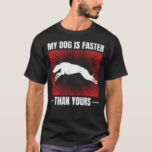 Greyhound Racing Dog Pet Race Animal Racer T_Shirt