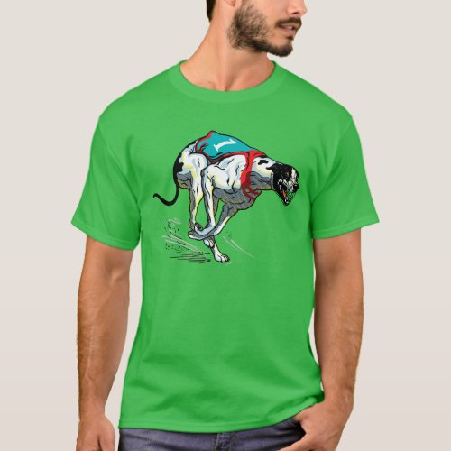 greyhound racing dog T_Shirt