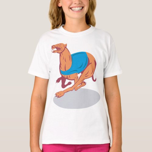 Greyhound Racing Girls T_Shirt