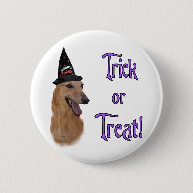 Greyhound (red) Trick Button (Front)